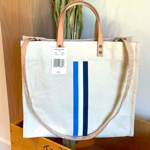 Parker Thatch Large Mimi canvas tote, NWT